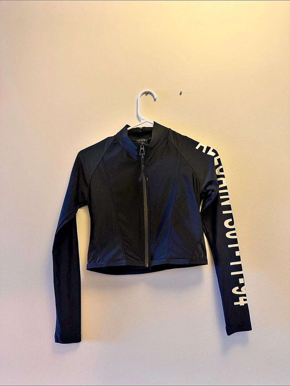 AllSaints Black Lightweight Swim Top